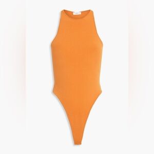 Zara Bright Orange Sleeveless Bodysuit